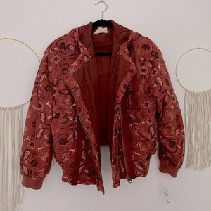 NWT Free People New Rules Knit Puffer Jacket XS